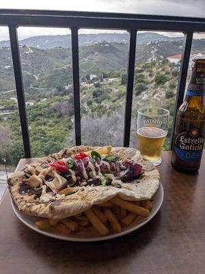 Shawarma at El Boquetillo in Frigiliana