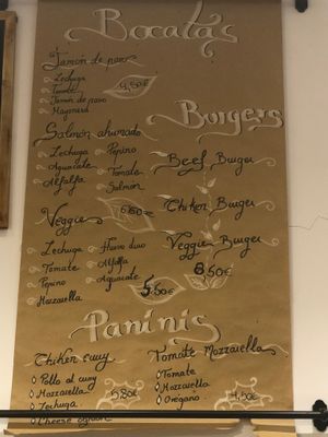 Savory items at Iraila Take Away in San Sebastian