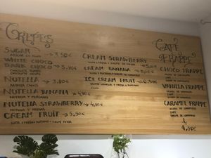 Sweets at Iraila Take Away in San Sebastian