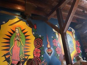 Inside  at Greengos Caribbean Cantina in St Thomas