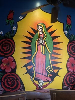 Inside  at Greengos Caribbean Cantina in St Thomas