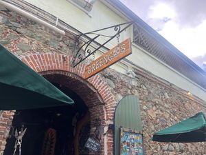 Outside  at Greengos Caribbean Cantina in St Thomas
