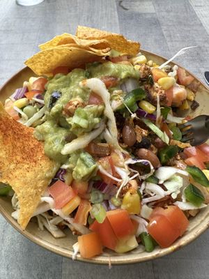 Bowl was super yumm!  at Greengos Caribbean Cantina in St Thomas