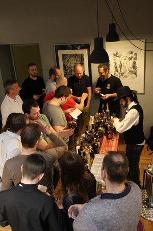 Rum tasting session  at Café Klášter in Napajedla