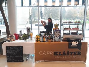 presentaion of Café Klášter on the Coffee Day Expo at Café Klášter in Napajedla