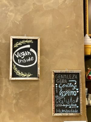 Vegan inside! at Vero Gelato Pizza e Café in Rio De Janeiro