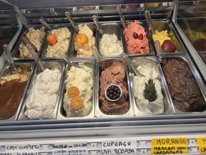 All vegan!!!!!  at Vero Gelato Pizza e Café in Rio De Janeiro