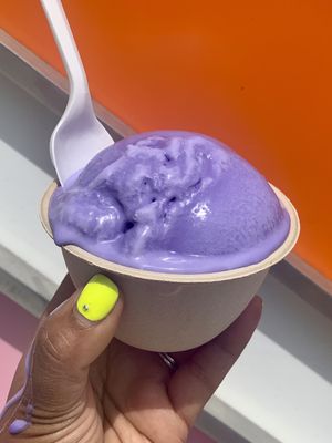 Ube ice cream is the star 💜 at Dasher & Crank in Miami