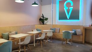 Nice sitting area at Dasher & Crank in Miami