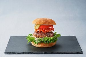 Classic Burger at Panic Burger in Fukuoka