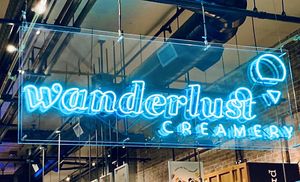   at Wanderlust Creamery in Pasadena