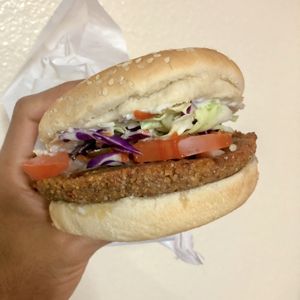 Peaceful Burger at Vegiterranean Kitchen in Moorpark