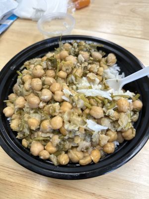 Spicy garbanzo bowl   at Vegiterranean Kitchen in Moorpark