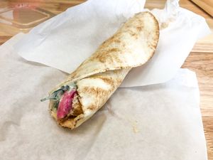 Chickpea Wrap at Vegiterranean Kitchen in Moorpark