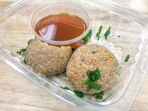Chickpea Kibbeh at Vegiterranean Kitchen in Moorpark