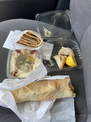 Generous portions!  at Vegiterranean Kitchen in Moorpark