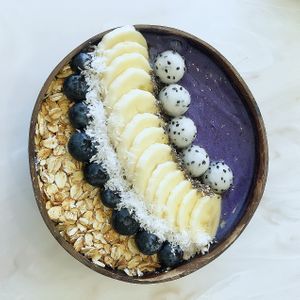 Throat Chakra Bowl at Vegan Cafe By Love in Tokyo