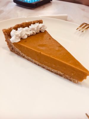 Pumpkin pie at Vegan Cafe By Love in Tokyo