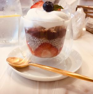 Chia seed pudding  at Vegan Cafe By Love in Tokyo
