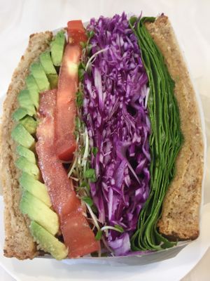 Veggie sandwich  at Vegan Cafe By Love in Tokyo
