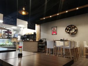 Inside of the restaurant 1 at Shinto in Alvsjo