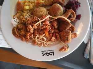 A little bit of everything, very tasty. at Loove by Vegana in Bratislava