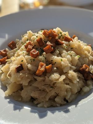 Kapustove strapacky at Loove by Vegana in Bratislava