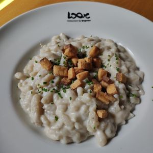 Vegan Halušky at Loove by Vegana in Bratislava