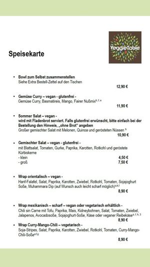   at VeggieTable in Landsberg Am Lech