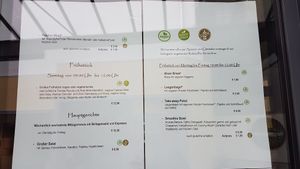 Speisekarte Frühstück at VeggieTable in Landsberg Am Lech