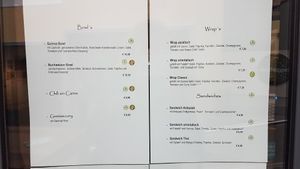 Speisekarte Bowl's, Wrap's, Sandwiches at VeggieTable in Landsberg Am Lech