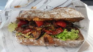 Antipasti Sandwich at VeggieTable in Landsberg Am Lech