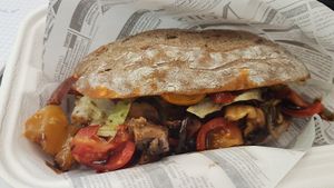 Antipasti Sandwich at VeggieTable in Landsberg Am Lech