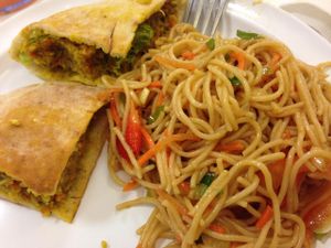 buffet at Loving Hut in Norcross