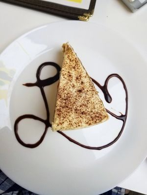 Carrot cake at Loving Hut in Norcross