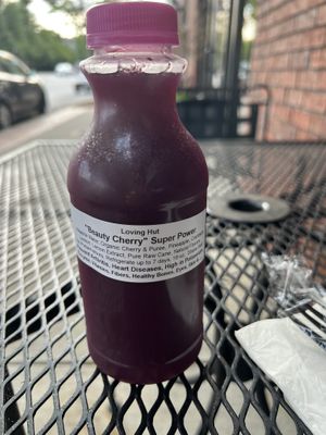 Cherry juice  at Loving Hut in Norcross