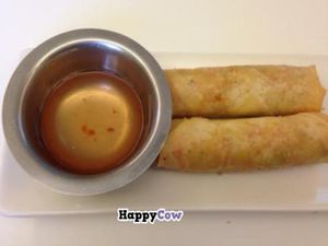 spring rolls at Loving Hut in Norcross