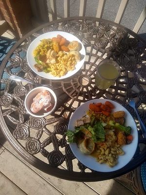 buffet  at Loving Hut in Norcross