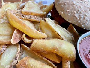 fries at Roter Elephant Café & Restaurant in Erfurt