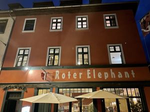 outside at Roter Elephant Café & Restaurant in Erfurt