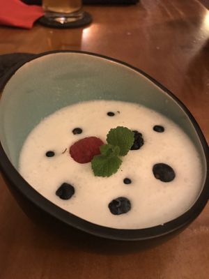 Geeistes Melonen-Süppchen   at Roter Elephant Café & Restaurant in Erfurt