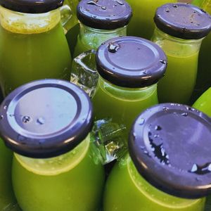 Stangensellerie-Apfel-Orange Saft at meinRad in Luzern