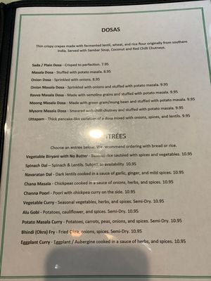 Vegan menu 4 at Brahma Bull in Fresno