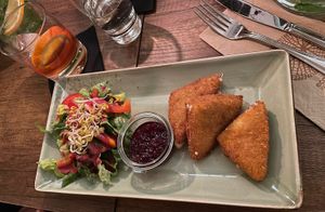 Cheese triangle at Försters in Berlin