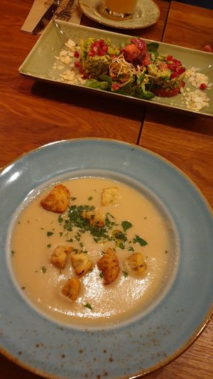 Parsnip soup at Försters in Berlin