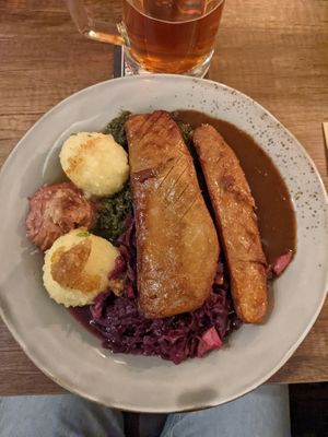 Fake duck - not so tasty. at Försters in Berlin