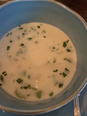 Spargelsuppe  at Försters in Berlin