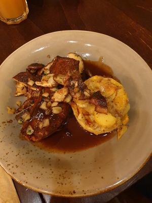 Roulade with Kartoffelgratin at Försters in Berlin