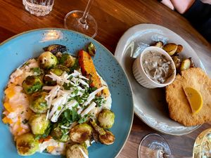 Risotto & schnitzel at Försters in Berlin