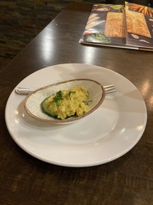 “Egg Salad” sample thing they brought out for me to try - 6.5/10  at Försters in Berlin